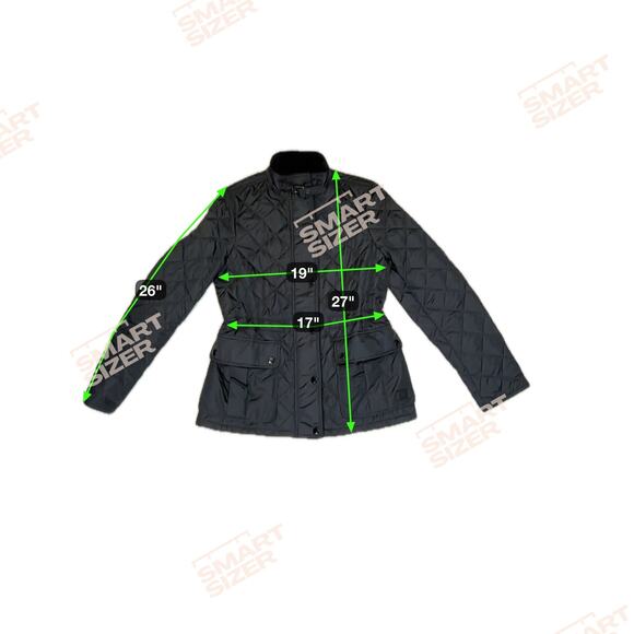 Coach Puffer Quilted Lightweight Cinched Waist Black Jacket Women's Medium NWT - Picture 16 of 16